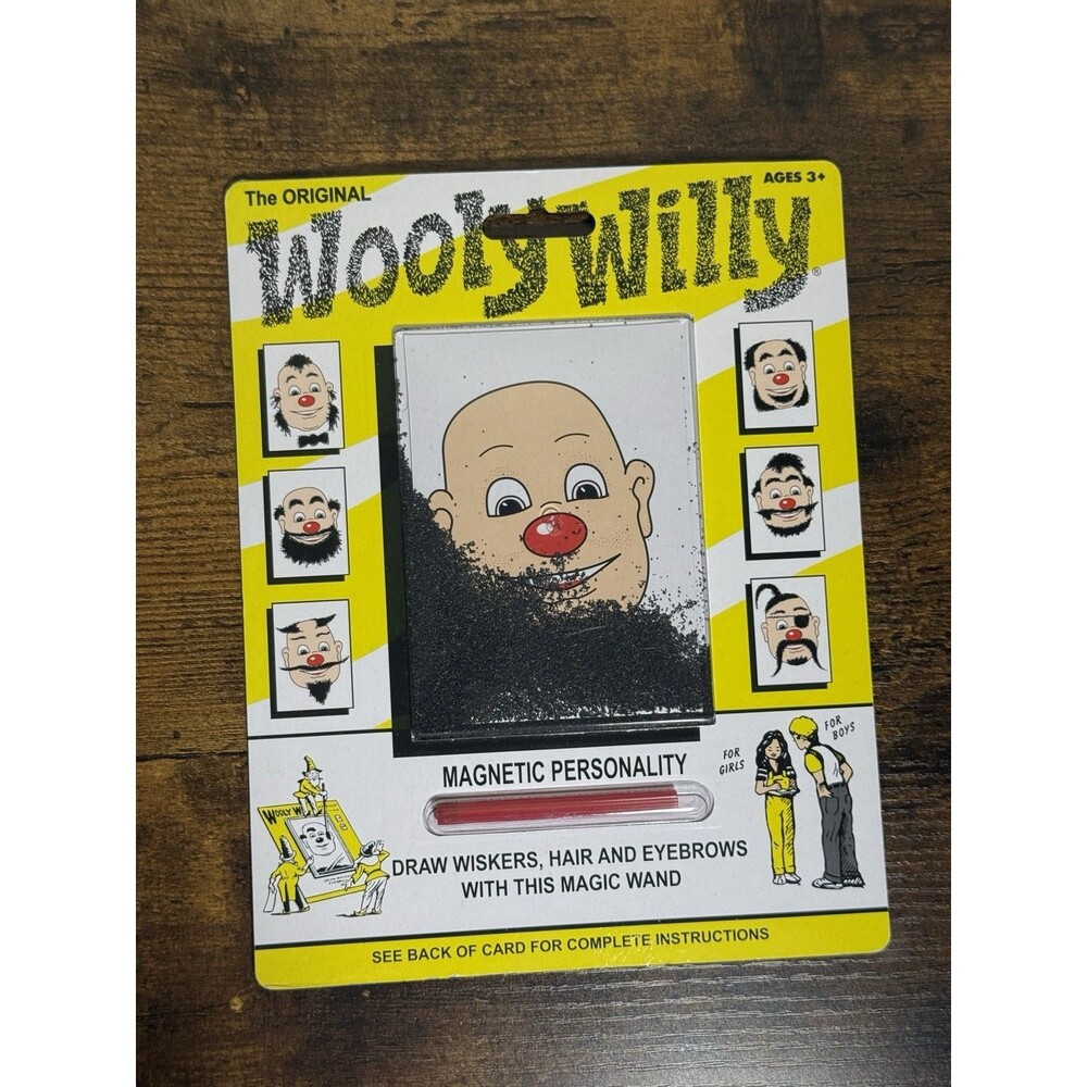 The Original Wooly Willy - Magnetic Personality Face Game Drawing 7" x 8.75"